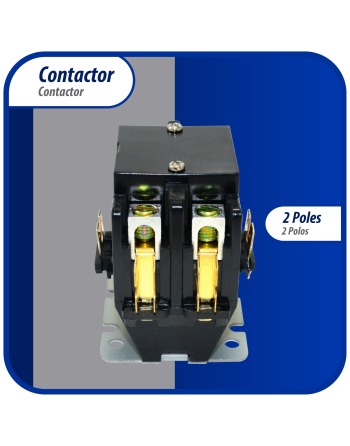 Appli Parts APAC-220120 Heavy Duty 2 Poles Contactor 20 Amp 120 Volts Coil Replacement for ac Compressor and Electrical Applications UL Certified 476929
