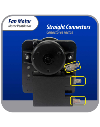 Appli Parts evaporator Fan Motor for refrigerators and freezers 110V 60Hz 0.12A 7.5W 2500rpm CCW Shaft Length 1-1/8inch  replaces 200D2940P001C 200D2940P002 P009 WR01F02268 APFM-2268