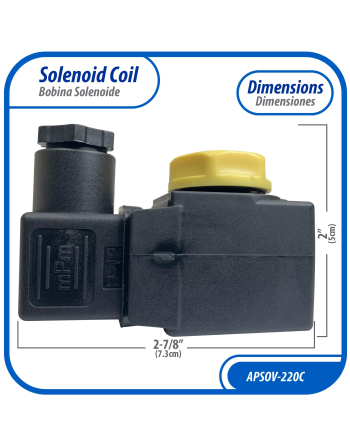 Appli Parts Solenoid Valve Coil 208-230V 50/60Hz  APSOV-220C