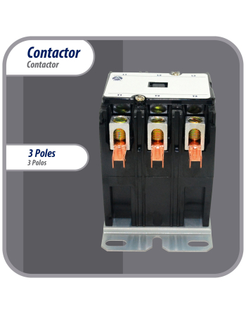 Appli Parts APAC-33024 Heavy Duty 3 Poles Contactor 30 Amp 24 Volts Coil Replacement for ac Compressor and Electrical Applications UL Certified 476929