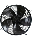 Appli Parts Axial Fan Motor Guard Mounted 24-3/4in (630mm) Fan Blade 220-440V/3Ph/50-60Hz 900W 1550rpm Replacement for Cold Room Evaporators and Condensing Units Work Temp -22F to 140F AXF-630-4