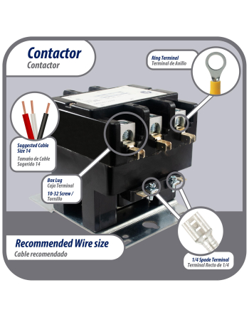 Appli Parts APAC-375120 Heavy Duty 3 Poles Contactor 75 Amp 120 Volts Coil Replacement for ac Compressor and Electrical Applications UL Certified 476929