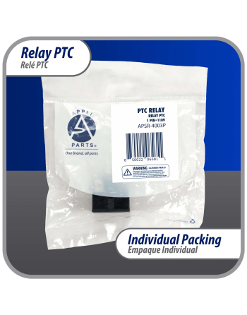 Appli Parts mini fridge relay switch 1 pin 4.7 Ohm 110V Universal PTC Start relay replacement part for multiple brands of refrigerators wine cooler APSR-4003P
