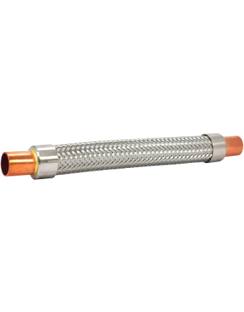 Appli Parts Vibration Absorber eliminator with 5/8 in sweat connections 9-3/4 in Long 450psi max working and 3,265psi burst pressure APVE-58