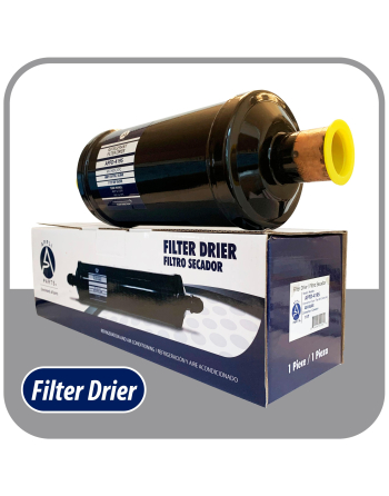 Appli Parts liquid line refrigerant ac filter dryer hvac refrigeration 419S 1-1/8 in ODF Sweat connection universal unidirectional 10-1/2 in long 3-3/4 in wide APFD-419S
