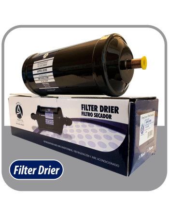 Appli Parts liquid line refrigerant ac filter dryer hvac refrigeration 303S 3/8 in ODF Sweat connection universal unidirectional 9 in long 3 in wide APFD-303S
