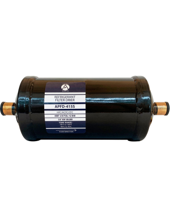 Appli Parts liquid line refrigerant ac filter dryer hvac refrigeration 415S 5/8 in ODF Sweat connection universal unidirectional 9-1/2 in long 3-3/4 in wide APFD-415S

