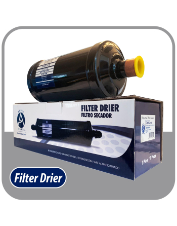 Appli Parts liquid line refrigerant ac filter dryer hvac refrigeration 417S 7/8 in ODF Sweat connection universal unidirectional 10-1/2 in long 3-3/4 in wide APFD-417S

