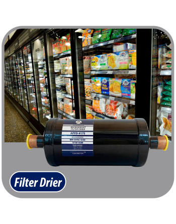 Appli Parts liquid line refrigerant ac filter dryer hvac refrigeration 417S 7/8 in ODF Sweat connection universal unidirectional 10-1/2 in long 3-3/4 in wide APFD-417S

