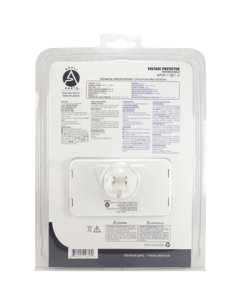 Appli Parts Voltage Surge Protector For Refrigerators 120V 50-60 Hz 12A 140 joules regulator with time delay works with all electronic appliance brands APVP-11EE1-3