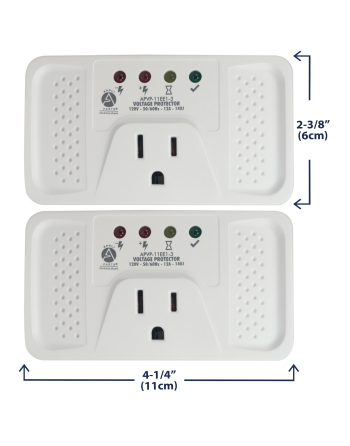 Appli Parts Voltage Surge Protector For Refrigerators 120V 50-60 Hz 12A 140 joules regulator with time delay works with all electronic appliance brands APVP-11EE1-3