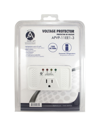 Appli Parts Voltage Surge Protector For Refrigerators 120V 50-60 Hz 12A 140 joules regulator with time delay works with all electronic appliance brands APVP-11EE1-3
