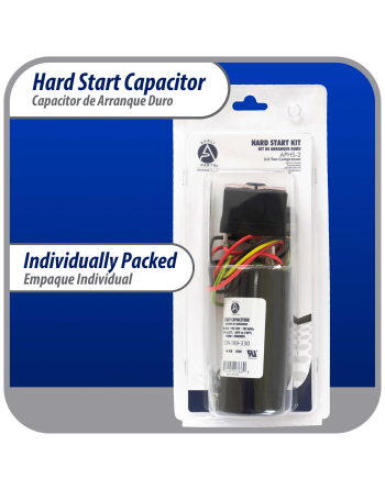 Appli Parts Hard Start kit for air conditioner includes Capacitor 189-227MFD 330V and Potential Relay for 3.5-4.5 Ton air Conditioner scroll and reciprocating compressors 208-265 Volts 1Ph APHS-2
