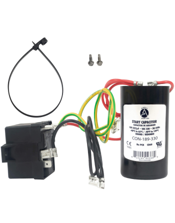 Appli Parts Hard Start kit for air conditioner includes Capacitor 189-227MFD 330V and Potential Relay for 3.5-4.5 Ton air Conditioner scroll and reciprocating compressors 208-265 Volts 1Ph APHS-2
