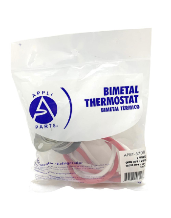 Appli Parts Bimetal Thermostat 2 Wire Heater Limit Spst Open 75f Close 40f Appli Parts Apbt-5708
Replaces: Bohn, Larkin, Chandler, Climate Control 5708l, 4752cm, 30318, SL5708
Fits: Oyon Oea Serie
