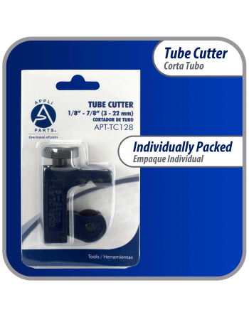 Appli Parts Mini Tube Cutter for Copper, Aluminum, steel, PVC and other soft metal pipe from 1/8 in to 7/8 in (3-22mm) for Professionals and DIY applications APT-TC128