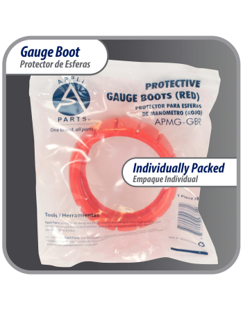 Appli Parts Protective Gauge Boots (Red) APMG-GBR
