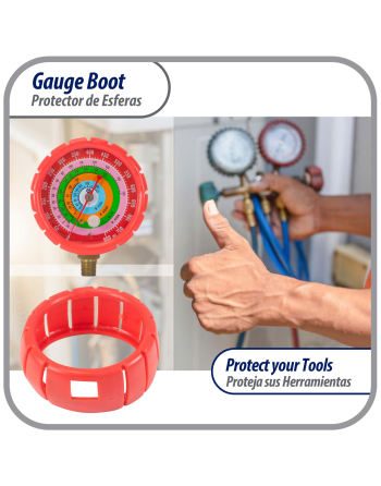 Appli Parts Protective Gauge Boots (Red) APMG-GBR
