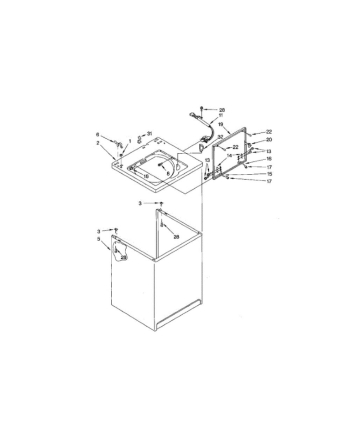 285671 Appli Parts washer lid switch 285671AP Compatible with 3352629 3352630 3352631 3352632 3352634 3355808 AP3094500