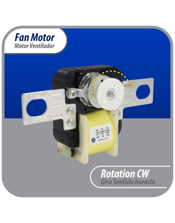 Appli Parts universal Fan Motor 329 replacement intended for refrigerator evaporator 120V 50/60Hz 20W Clockwise Rotation 3000rpm blade not included APFM-329