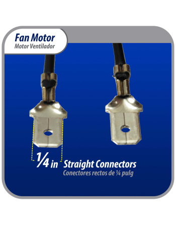 Appli Parts universal Fan Motor 329 replacement intended for refrigerator evaporator 120V 50/60Hz 20W Clockwise Rotation 3000rpm blade not included APFM-329