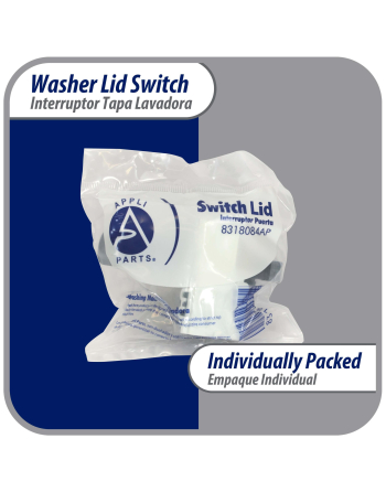 8318084 Appli Parts Washing Machine Lid Switch Compatible with Whirlpool and Others AP3180933 PS886960 WP8318084 AP6012742 ES8084 PS11745957 TJ90ES8084
