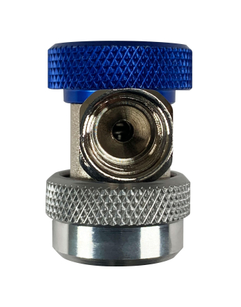 Appli Parts Quick Coupler for Automotive A/C Charging and Service R-134 Low Blue 1/4 in Bronze Adapter APQC-134L