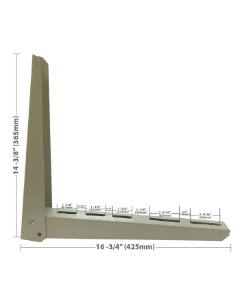 Appli Parts Mini Split Wall Mounting Bracket For Ductless Heat Pump or Cooling Only Units Up To 220lbs APAB-2100 Our Products Are Designed And Produced According To Strict High Quality Standards
