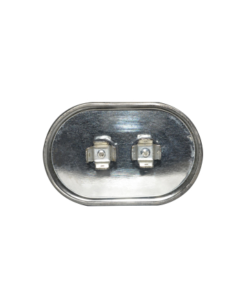 Appli Parts Run Capacitor for ac 75 Mfd uF (microfarads) 370VAC CBB65 Oval Universal fit for hvac and other applications 2-3/4 in Wide 1-3/4 in Depth 5-3/4 in Height CON-75-370
