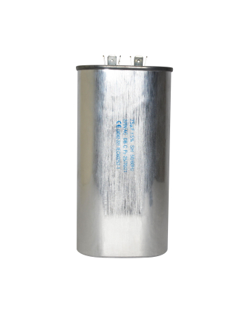 Appli Parts Run Capacitor for ac 75 Mfd uF (microfarads) 370VAC CBB65 Oval Universal fit for hvac and other applications 2-3/4 in Wide 1-3/4 in Depth 5-3/4 in Height CON-75-370
