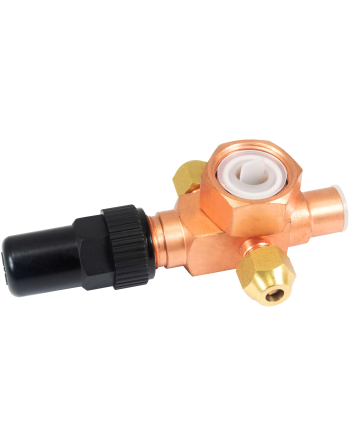 Appli Parts Rotolock Valve V06 1 in x 1/2 in ODF solder connection Universal replacement valve will work for refrigeration and air conditioning systems APRV-VA06