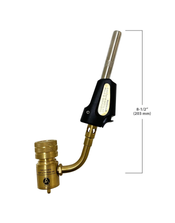 Appli Parts APHT-1S Single Burner Hand Torch with Starter Lighter for Soldering Brazing with Mapp or Propane Fuel Swivel Tip for uses in plumbing refrigeration air conditioning and more