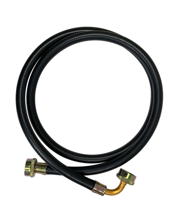 Appli Parts Washing Machine Inlet Hose 5 feet (1.5 meter) with 2 Seal or Rubbers, with 3/4 inch Female Fitting (Straight / 90 Degree Elbow) model APIH-5934E
