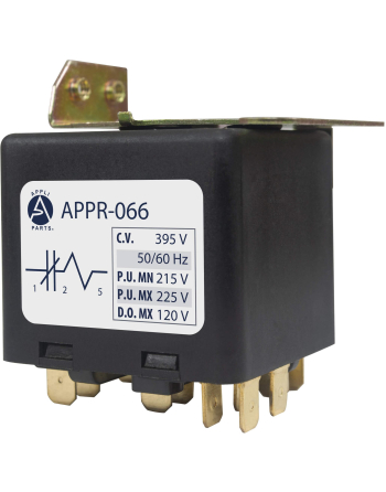 Appli Parts Potential Relay 066 Coil Voltage 395V Min Pick up 215V Max Pick up 225V Max Drop Out 120V 50/60 Hz Universal replacement for HVAC and Refrigeration units APPR-066
