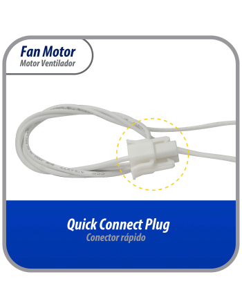 Appli Parts Evaportator Fan Motor replacement for original part numbers DAI6122 and others 110V 50/60Hz 0.15A 8W CCW 3000rpm APFM-6122