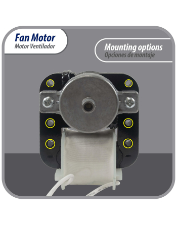 Appli Parts Evaportator Fan Motor replacement for original part numbers DAI6122 and others 110V 50/60Hz 0.15A 8W CCW 3000rpm APFM-6122