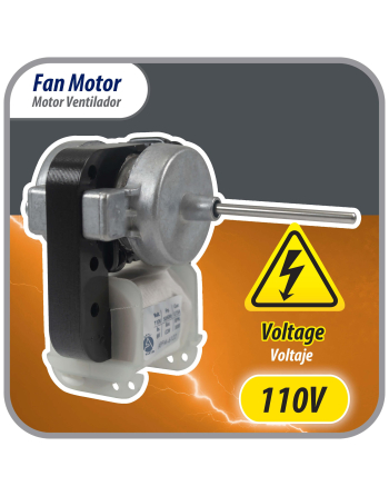 Appli Parts Evaportator Fan Motor replacement for original part numbers DAI6122 and others 110V 50/60Hz 0.15A 8W CCW 3000rpm APFM-6122