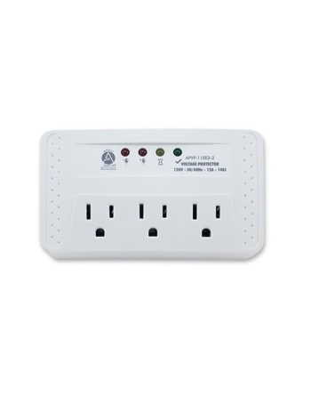 Appli Parts Multiple Voltage Surge Protector 120 V 50-60 Hz 12 Amp 140 joules APVP-11EE3-2