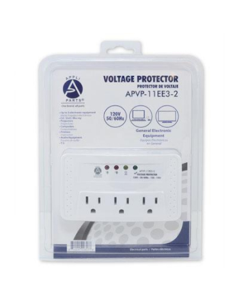 Appli Parts Multiple Voltage Surge Protector 120 V 50-60 Hz 12 Amp 140 joules APVP-11EE3-2