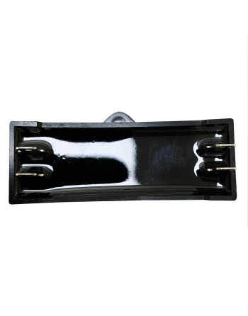 Appli Parts Fan Capacitor 12 mfd (microfarads) uf 250 VAC with 4 Terminal Connections compatible with any brand within the same range of capacitance 2-1/4in Width 7/8in Depth 1-3/4in Height CAP-12-250