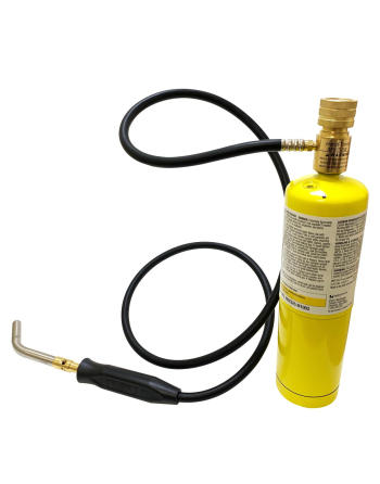 Appli Parts APHT-3W single burner hand torch with 5 ft hose and handle for soldering welding and brazing with map or propane fuel for HVAC and Plumbing 