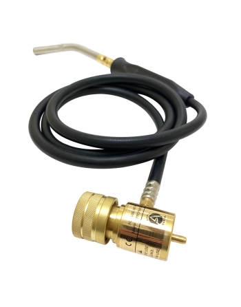Appli Parts APHT-3W single burner hand torch with 5 ft hose and handle for soldering welding and brazing with map or propane fuel for HVAC and Plumbing 